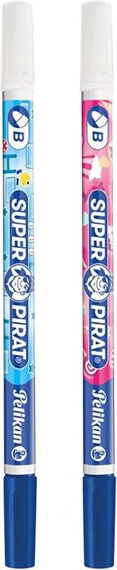 Pelikan Super-Pirat ink eradicator pen with fine and broad tips 2-pack