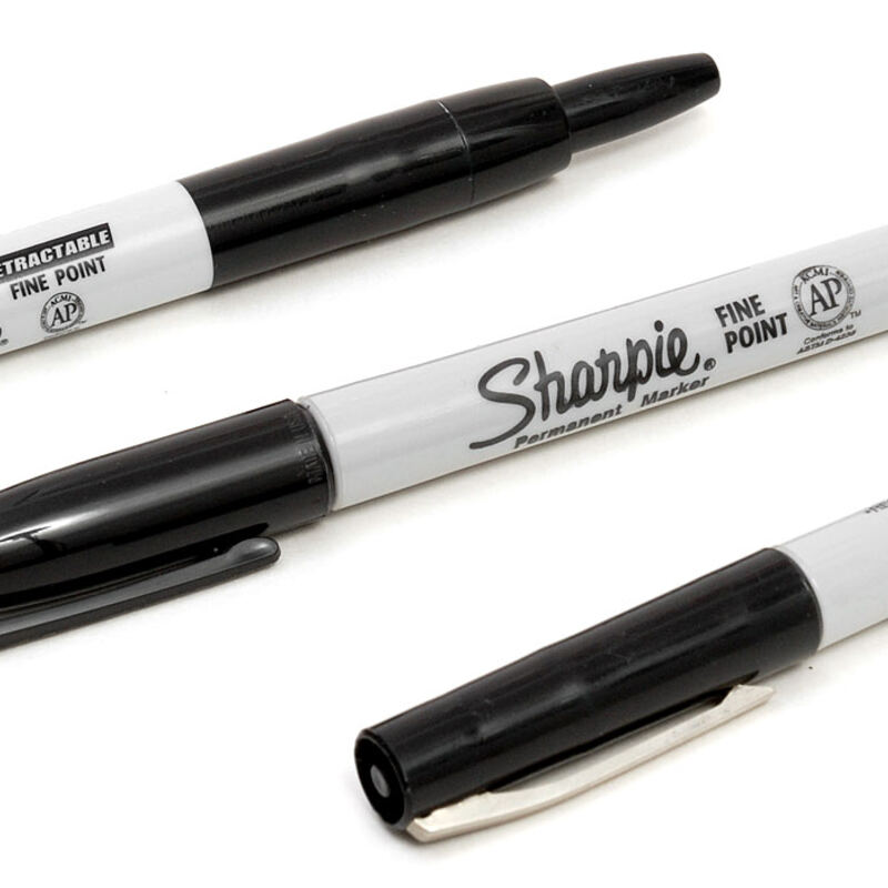 Sharpie permanent marker variants including ultra fine point
