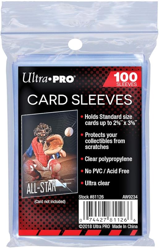Ultra Pro penny sleeves clear soft card sleeves 100-count 2.5x3.5