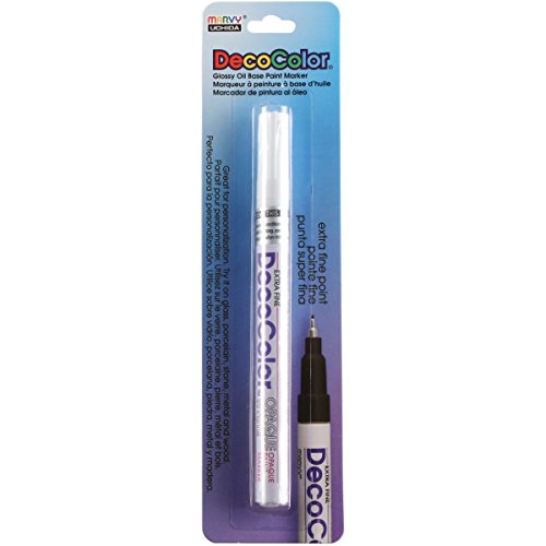 Deco Color extra-fine opaque white paint pen for touch-ups