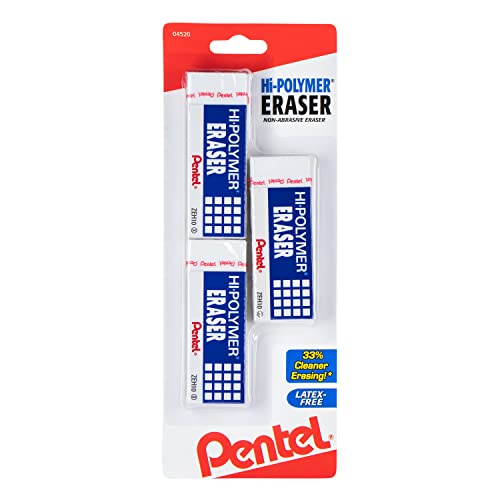 Pentel Hi-Polymer large white block eraser